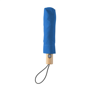 Logo trade promotional gifts image of: Michigan foldable RCS RPET umbrella 21 inch