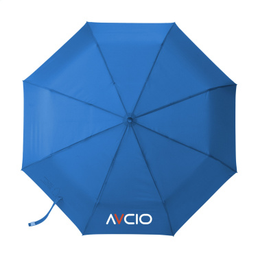 Logo trade promotional gifts picture of: Michigan foldable RCS RPET umbrella 21 inch