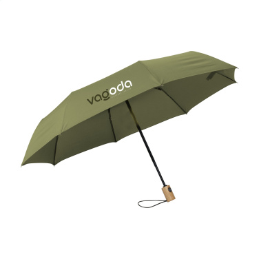 Logo trade promotional merchandise picture of: Michigan foldable RCS RPET umbrella 21 inch