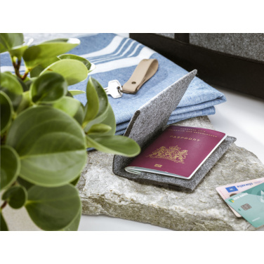 Logotrade promotional products photo of: Identify GRS RPET Felt passport holder