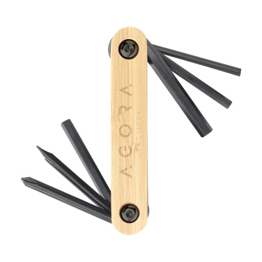 Logotrade promotional merchandise picture of: Bamboo Black Tool multi tool