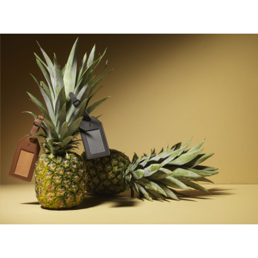 Logotrade promotional merchandise picture of: Vegan Pineapple Leather Luggage Tag