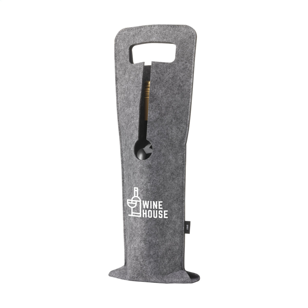 Logotrade advertising product image of: Wine Bag-to-Give GRS RPET