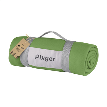 Logotrade promotional giveaways photo of: SuperSoft RPET (180 g/m²) fleece blanket