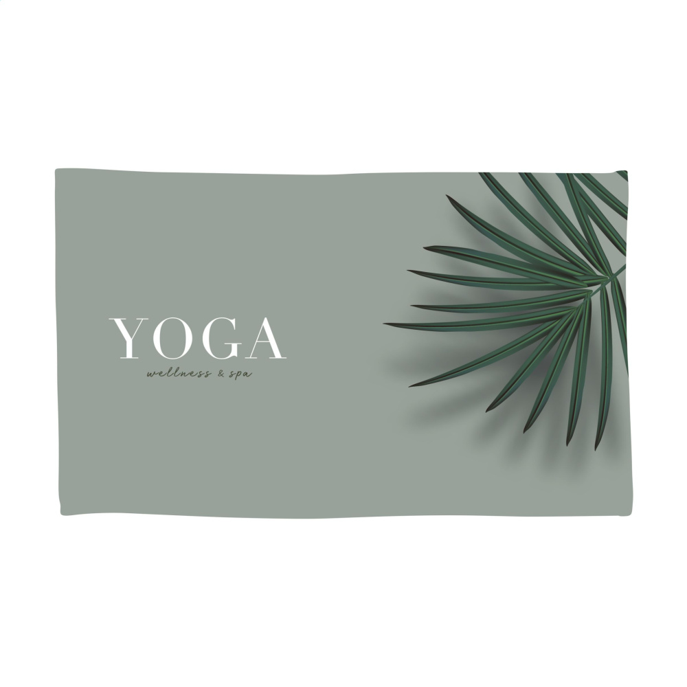 Logo trade business gifts image of: Printed RPET Towel 350 g/m² 50x100