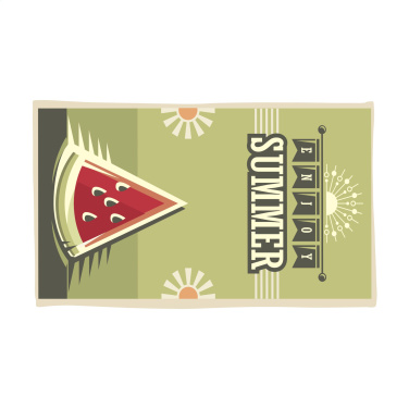 Logotrade promotional merchandise picture of: Printed RPET BeachTowel 350 g/m² 100x180