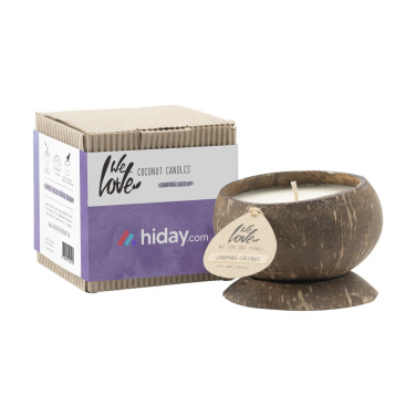 Logo trade promotional giveaways image of: We Love The Planet Coconut Candle