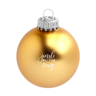 Logotrade promotional gift image of: Christmas Bauble Ø 6 cm - Made in Europe