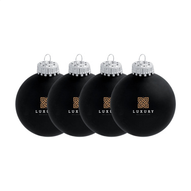 Logotrade promotional merchandise photo of: Christmas Bauble Ø 6 cm - set of 4 - Made in Europe