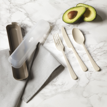 Logo trade promotional merchandise image of: Outdoor 3-piece Cutlery Set