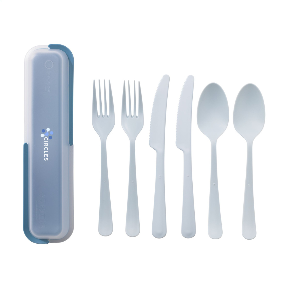 Logo trade advertising products picture of: Outdoor 6-piece Cutlery Set