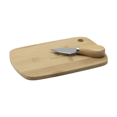 Logo trade promotional items picture of: Bamboo Cheese Platter 2-pcs