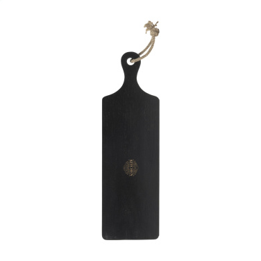 Logo trade corporate gifts image of: Black Board Rubberwood cutting board