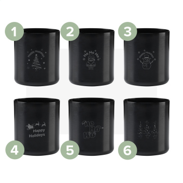 Logotrade promotional item image of: Wooosh Scented Candle True Wood X-Mas