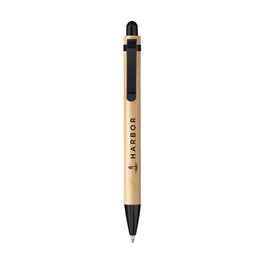 Logo trade promotional giveaways image of: Boston Bamboo pen