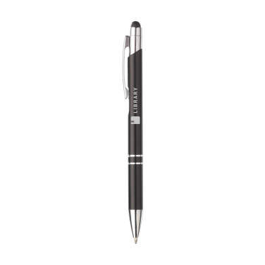 Logo trade promotional giveaways image of: Ebony Touch stylus pen