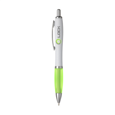 Logo trade corporate gift photo of: Athos White pen
