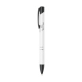Ebony Rubberised pen, white