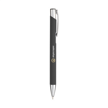 Logotrade promotional products photo of: Ebony Soft Touch pen