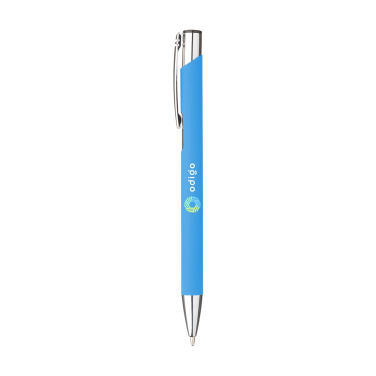 Logo trade advertising products picture of: Ebony Soft Touch pen