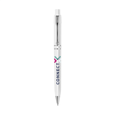 Logo trade promotional merchandise photo of: Stilolinea Raja Chrome Recycled pen