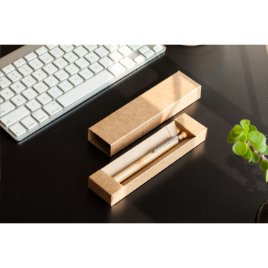 Logo trade promotional giveaway photo of: Gift Box Kraft Paper gift packaging