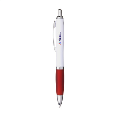 Logo trade promotional merchandise photo of: Athos Trans GRS Recycled ABS pen
