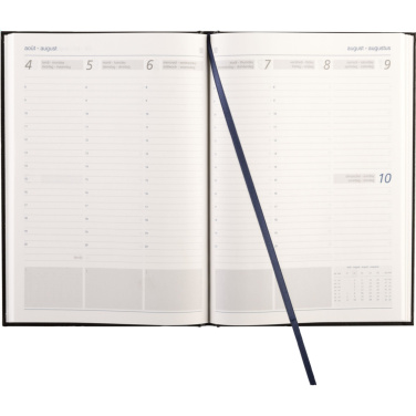 Logo trade promotional items image of: Eurodirect Balacron diary A5 4-languages