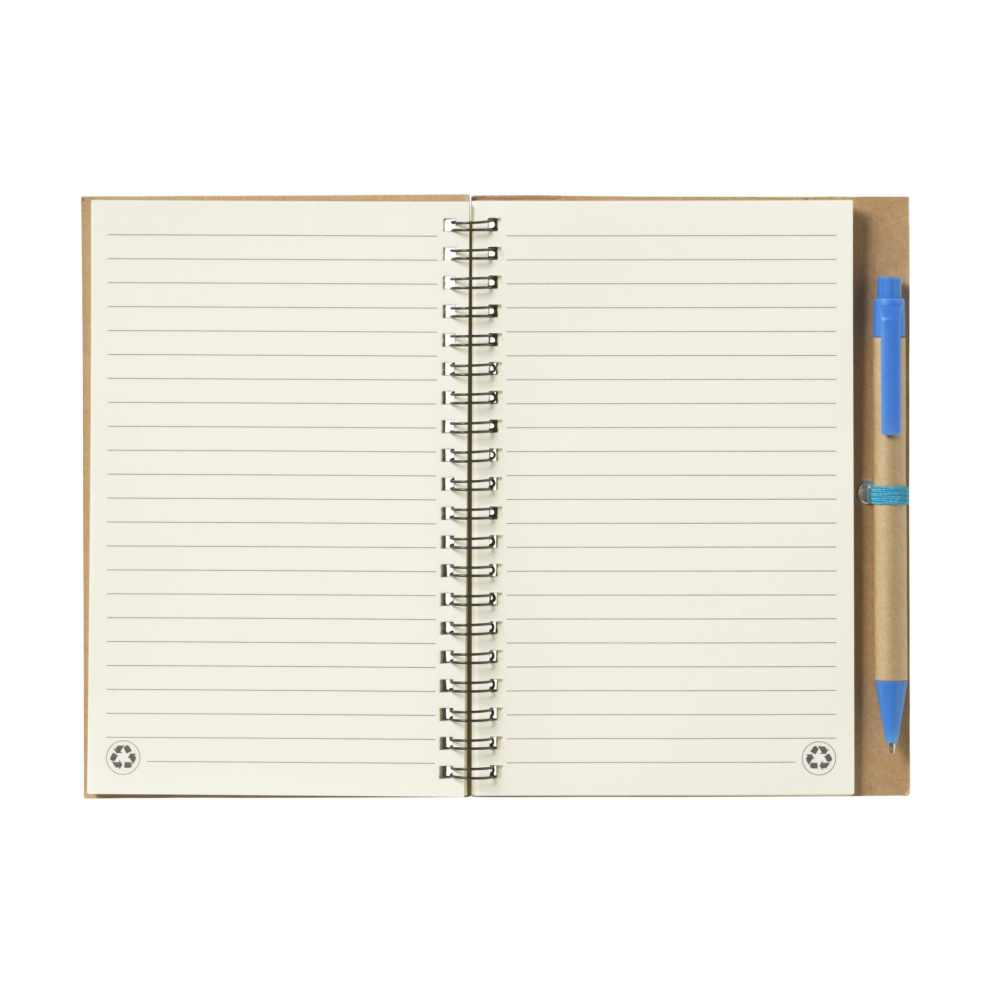 Logotrade advertising product image of: Recycle Note-L Paper notebook