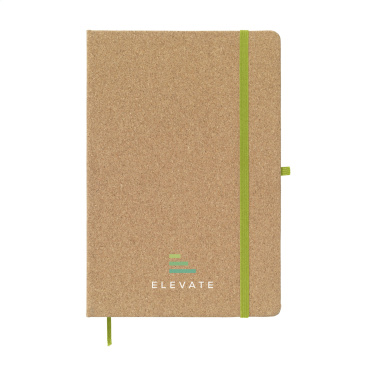 Logo trade corporate gifts picture of: CorkNote A5 Paper notebook