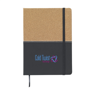 Logo trade promotional gifts picture of: Journal Cork Paper Notebook