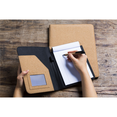 Logo trade promotional items picture of: Eco Conference Cork A5 document folder