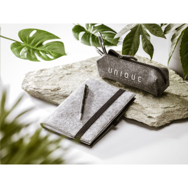 Logotrade promotional item picture of: Pencil Case GRS RPET Felt