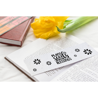 Logo trade advertising products image of: Seed Paper Bookmark