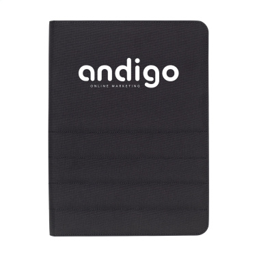 Logo trade corporate gifts image of: Quincy Portfolio RPET A4 document folder
