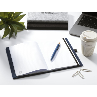 Logo trade business gifts image of: Felty GRS RPET Paper Notebook A5