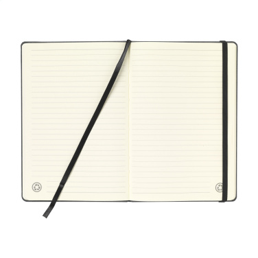 Logotrade corporate gift picture of: Montana Recycled Leather Paper Notebook A5