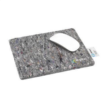 Logo trade promotional products image of: Wolkat Tangier Recycled Textile Mousepad