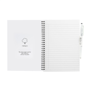 Logotrade advertising product picture of: MOYU Erasable Stone Paper Notebook Custom SoftCover