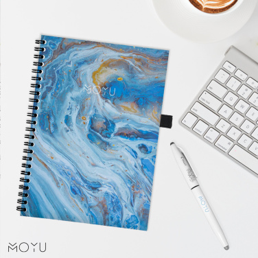 Logo trade corporate gift photo of: MOYU Erasable Stone Paper Notebook Custom SoftCover