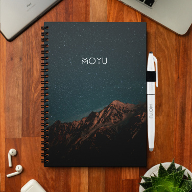 Logo trade promotional merchandise image of: MOYU Erasable Stone Paper Notebook Custom SoftCover
