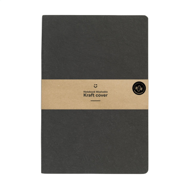 Logo trade promotional items picture of: Paper Notebook GRS Washable Kraft Cover A5