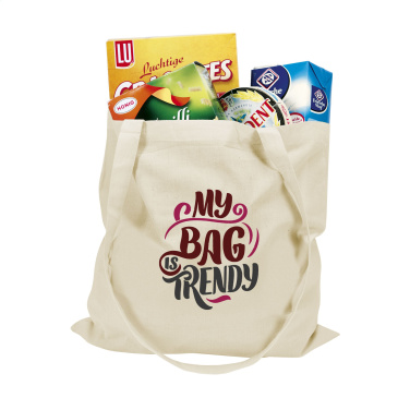 Logo trade corporate gifts picture of: ShoppyBag (135g/m²) long handles cotton bag