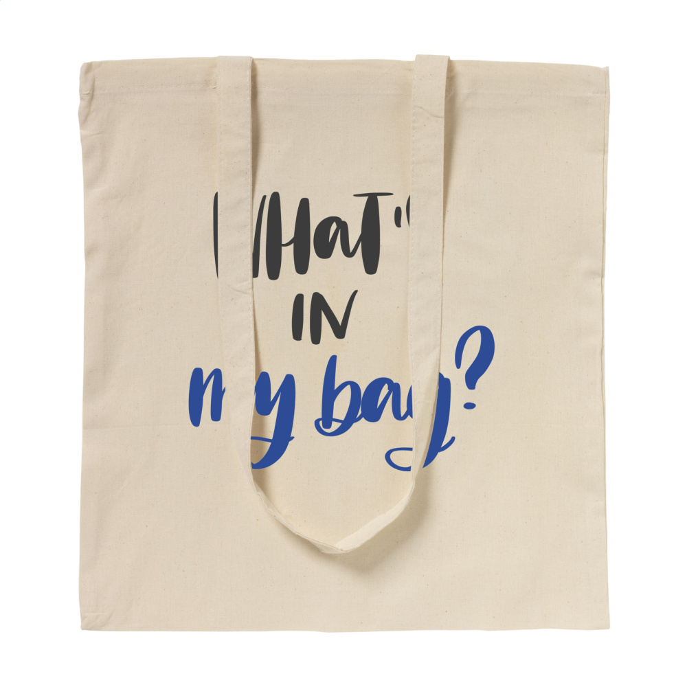 Logotrade promotional item picture of: ShoppyBag (100 g/m²) long handles cotton bag