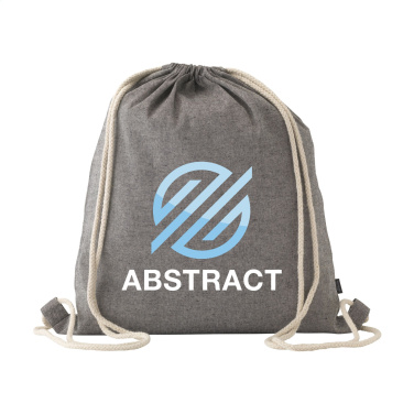 Logotrade promotional merchandise photo of: GRS Recycled Cotton PromoBag (180 g/m²) backpack