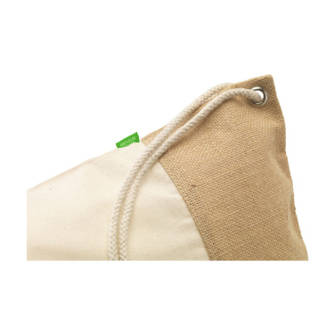 Logotrade promotional merchandise image of: Combi Organic Backpack (160 g/m²)