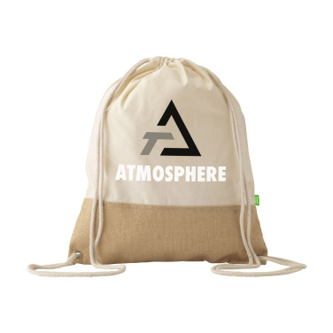 Logotrade promotional merchandise image of: Combi Organic Backpack (160 g/m²)