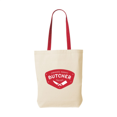 Logo trade advertising product photo of: Canvas Shoppy Colour (220 g/m²) bag