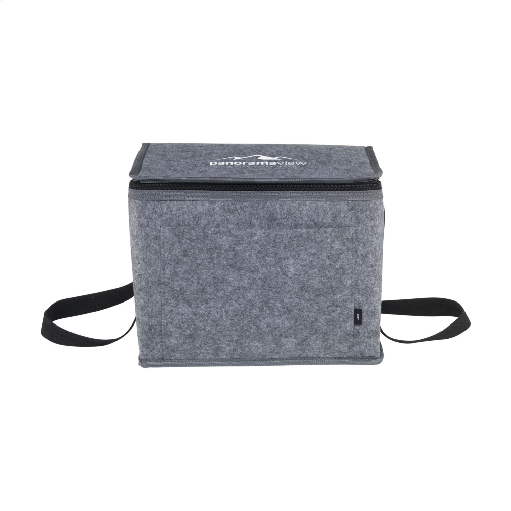 Logo trade business gift photo of: Keep-it-Cool GRS Felt RPETcooling bag