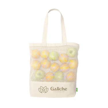 Logo trade corporate gifts picture of: Natura Organic Mesh Shopper (180 g/m²) shopping bag